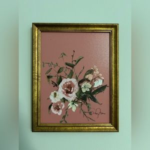 Framed Floral Print